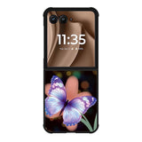 Butterfly Flower FMotorola Moto RAZR Plus 2025 Case FE0121