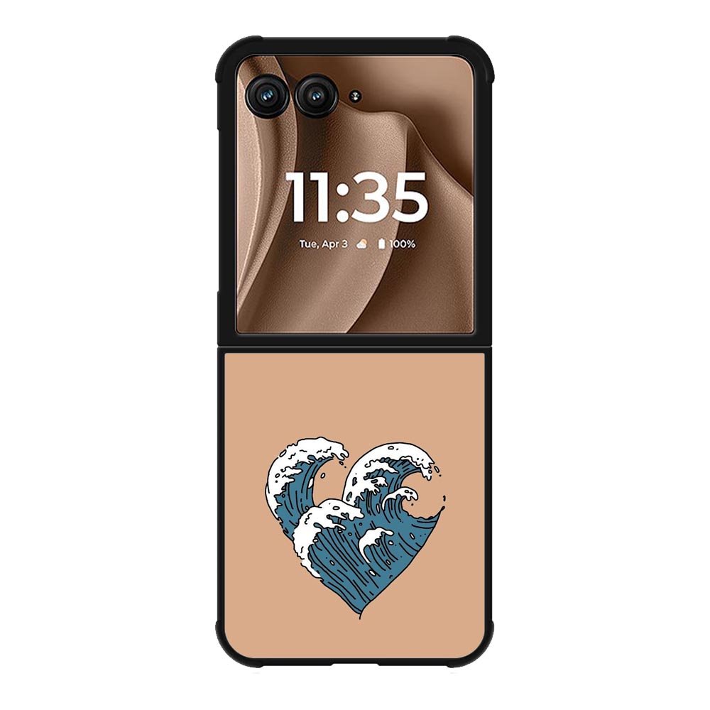 Love Wave FMotorola Moto RAZR Plus 2025 Case FE0411