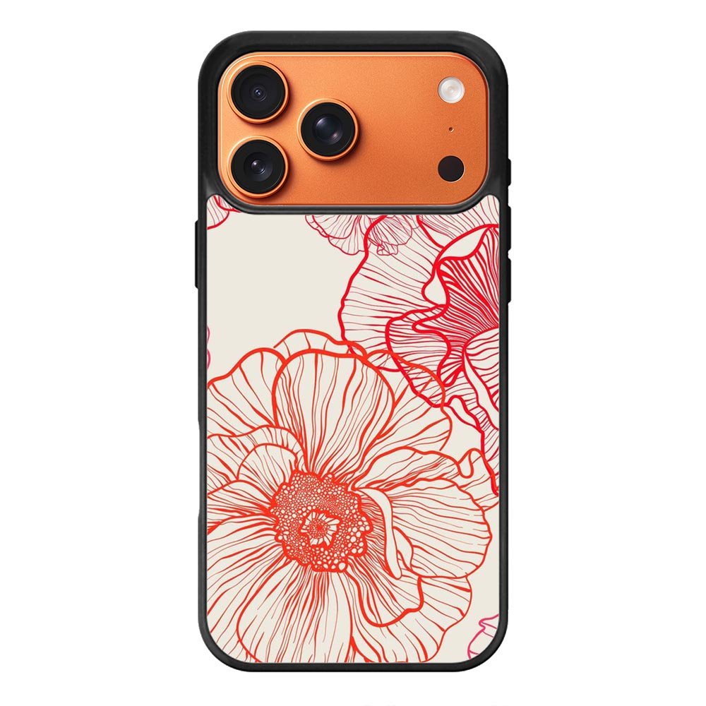 Flower Vintage FiPhone 17 Pro Case FE0280