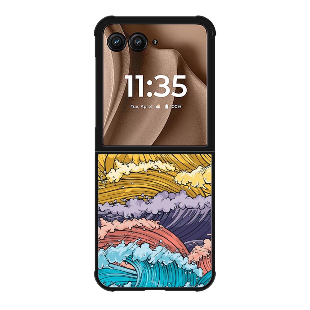 Wave Colorful FMotorola Moto RAZR Plus 2025 Case FE0645