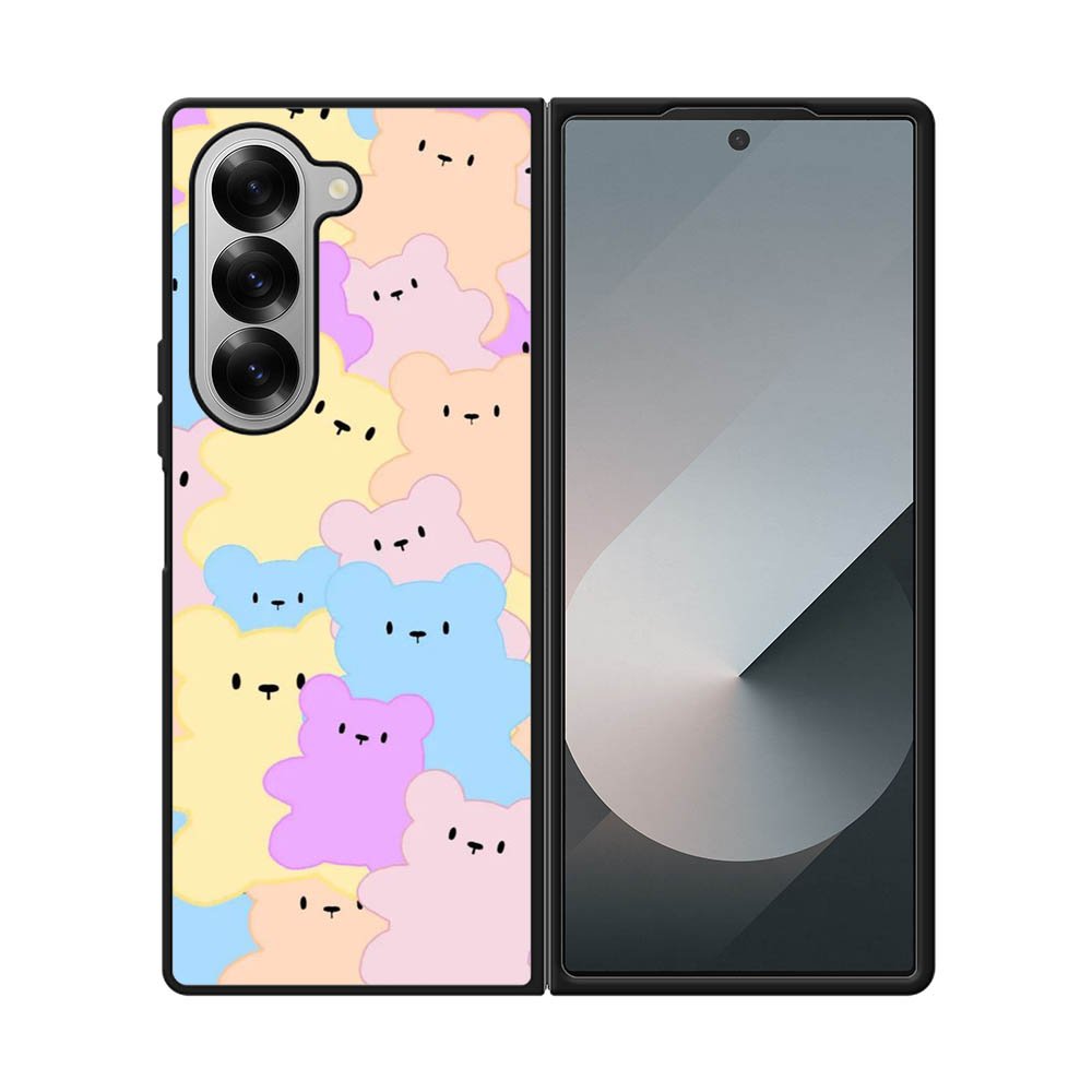 Bear Pastel FSamsung Galaxy Z Fold 7 5G Case FE0071