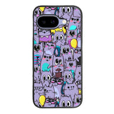 Cat Purple Pattern FGoogle Pixel 10A Case FE0146