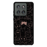 Cat Black Pink FMotorola Moto Edge 2025 Case FE0133