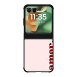 Amor Text FMotorola Moto RAZR 2025 Case FE0030
