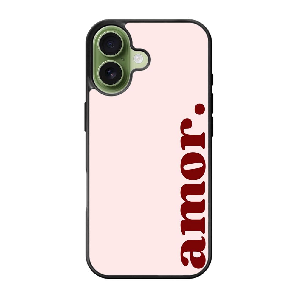 Amor Text FiPhone 17 Case FE0030