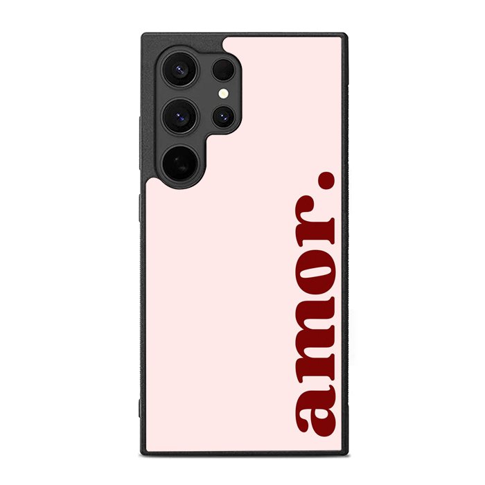 Amor Text FE0068 Samsung Galaxy S25 Ultra Case