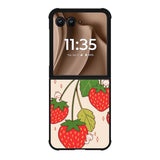 Happy Strawberry FMotorola Moto RAZR Plus 2025 Case FE0344