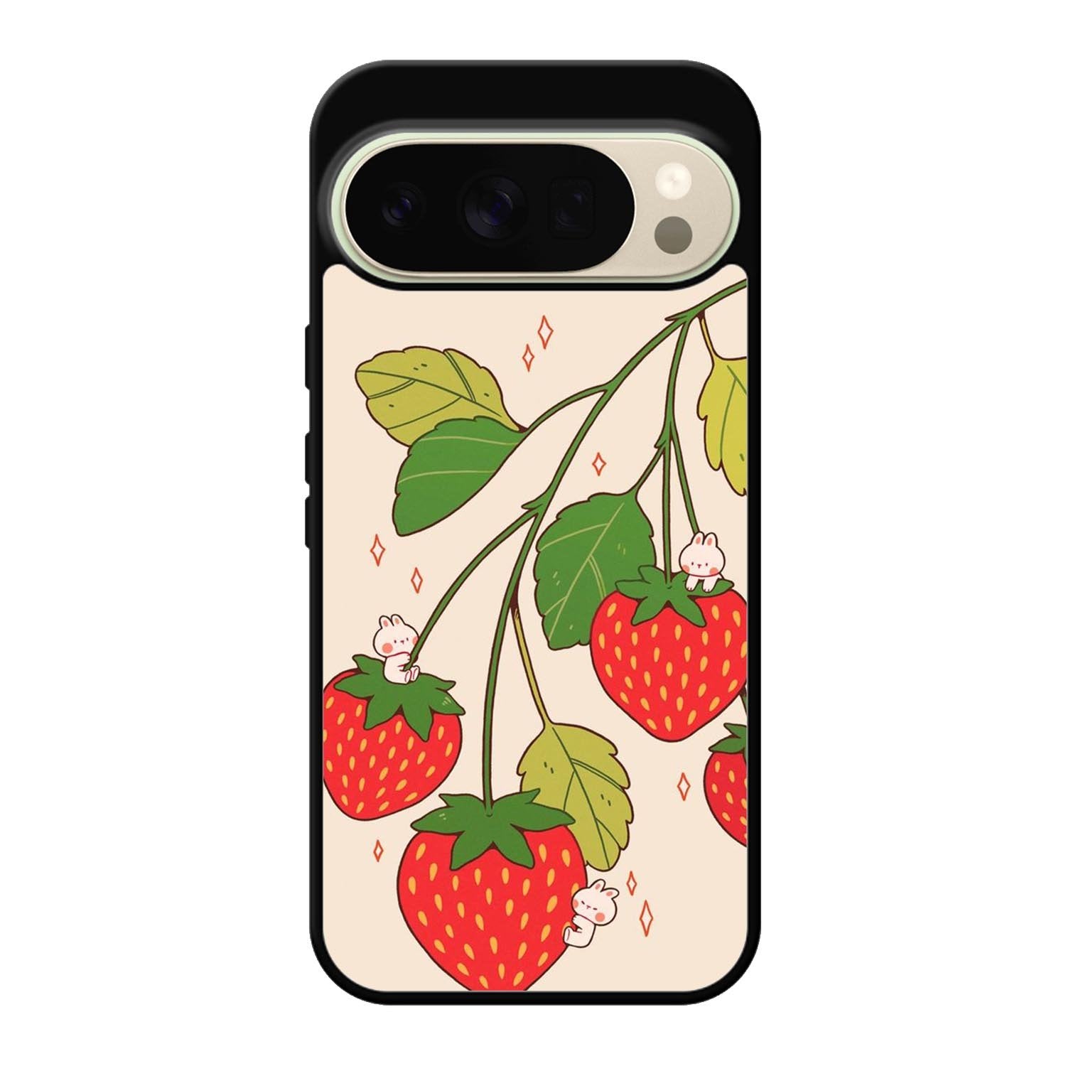 Happy Strawberry FGoogle Pixel 10 Pro Case FE0344