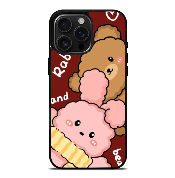 Rabbit and Bear FiPhone 16 Pro Max Case FE0521