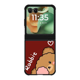 Rabbit and Bear FMotorola Moto RAZR 2025 Case FE0521