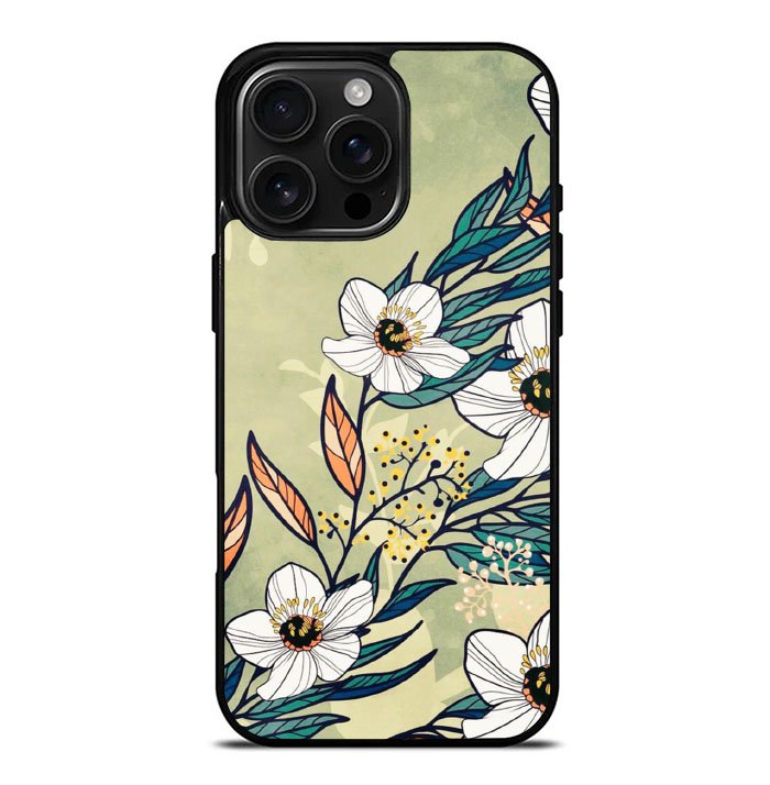 Flower Art FiPhone 16 Pro Max Case FE0258