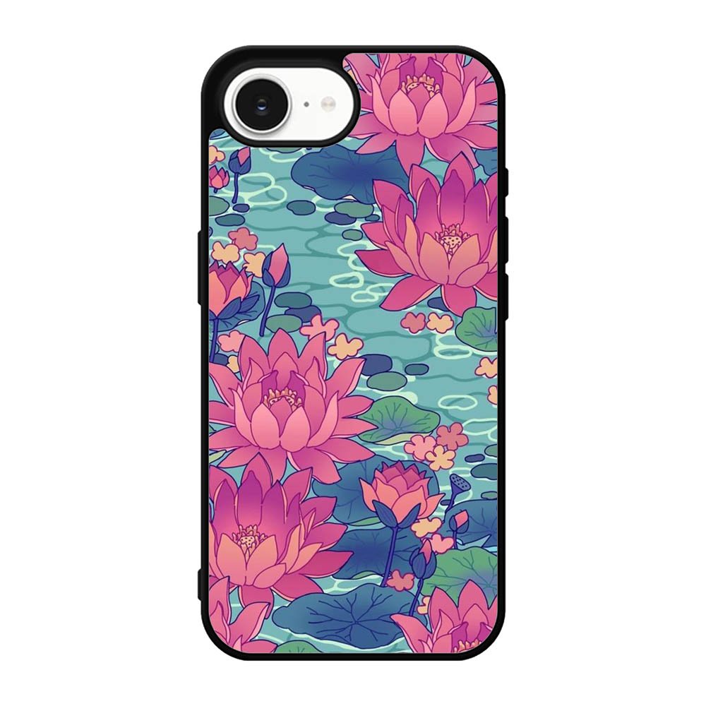 Pink Blue Flower FiPhone 17e Case FE0499