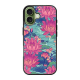 Pink Blue Flower FiPhone 17 Case FE0499