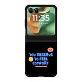 Comfort Quotes FMotorola Moto RAZR 2025 Case FE0166