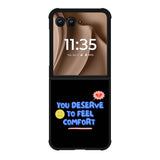 Comfort Quotes FMotorola Moto RAZR Plus 2025 Case FE0166