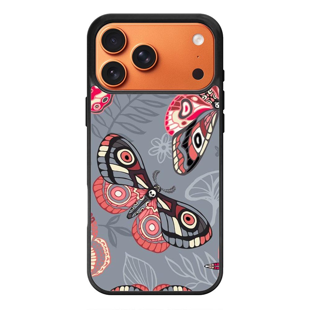 Skull Buterfly FiPhone 17 Pro Max Case FE0562