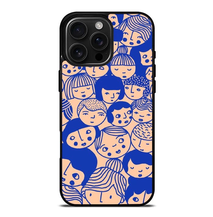 Doodle Face FiPhone 16 Pro Max Case FE0220
