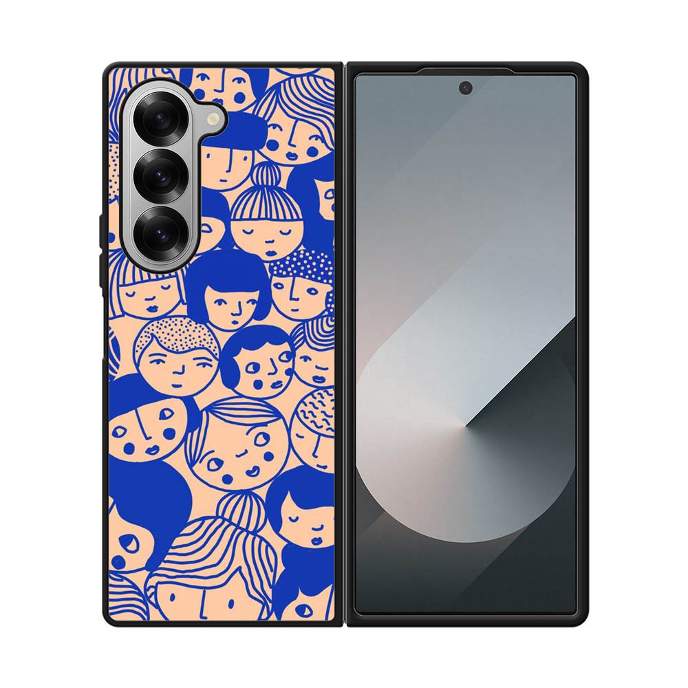 Doodle Face FSamsung Galaxy Z Fold 7 5G Case FE0220