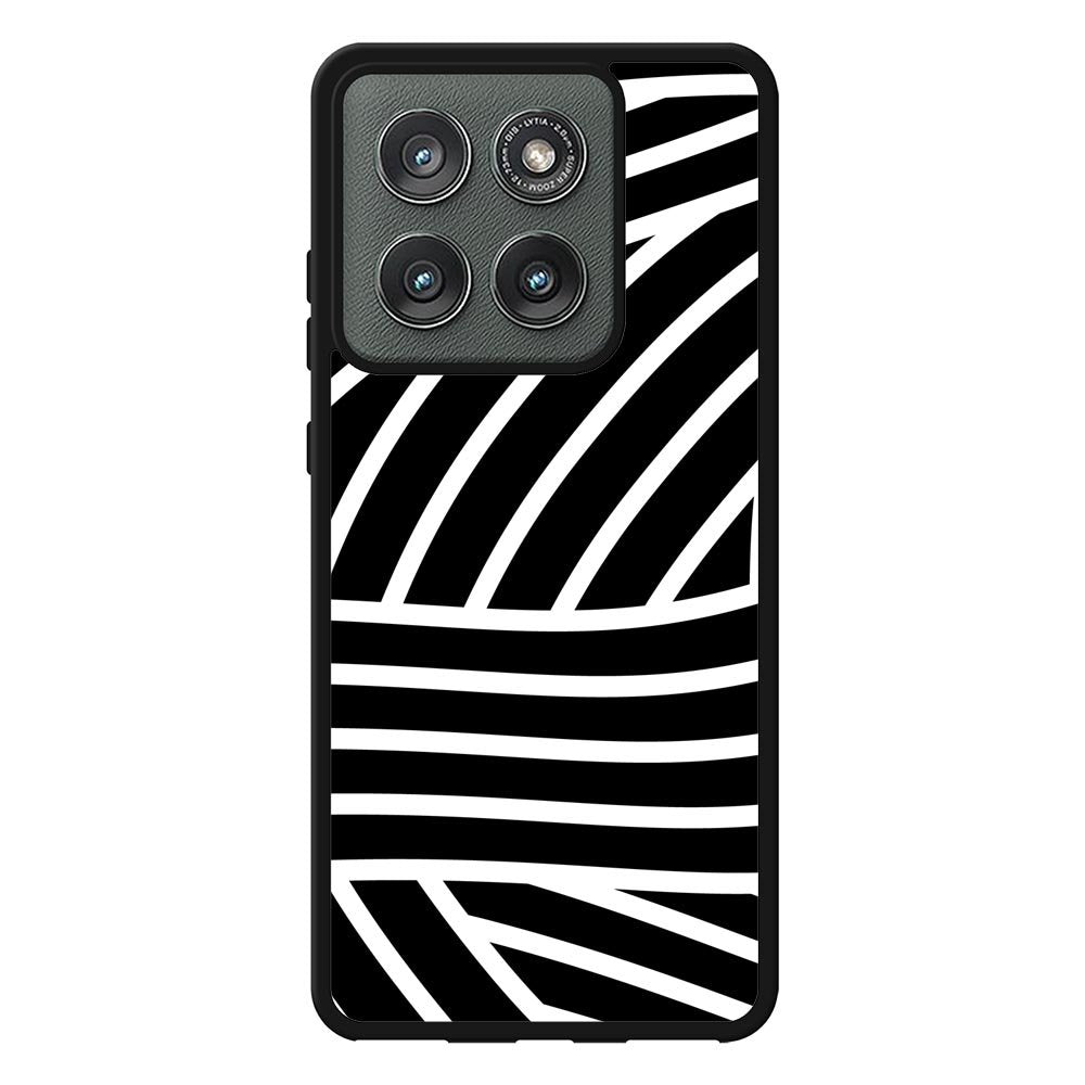 Black White FMotorola Moto Edge 2025 Case FE0104