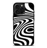Black White FiPhone 16 Pro Max Case FE0105