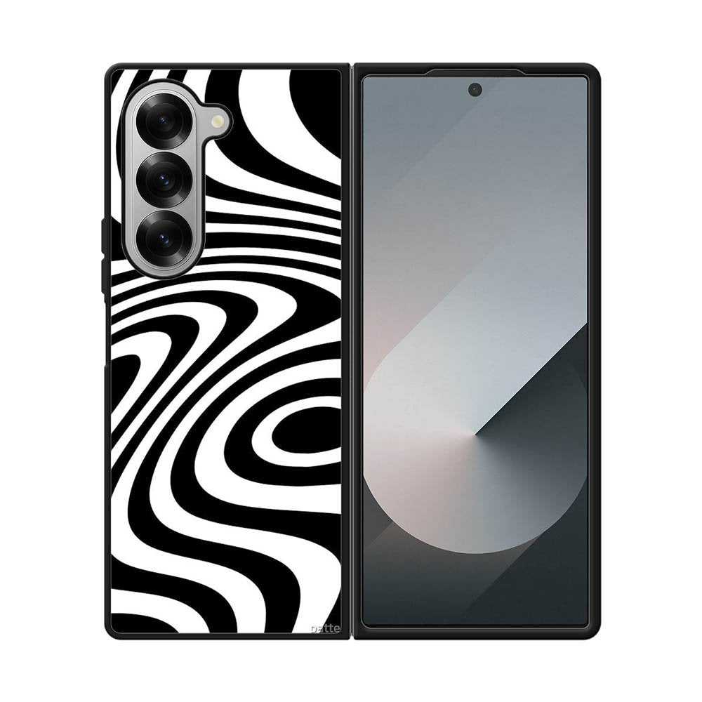 Black White FSamsung Galaxy Z Fold 7 5G Case FE0105