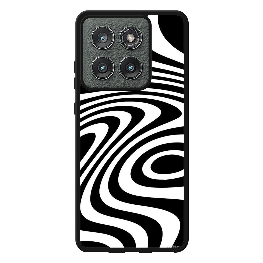Black White FMotorola Moto Edge 2025 Case FE0105