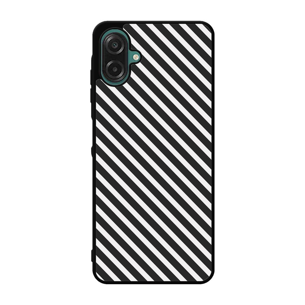 Stripe Black White FSamsung Galaxy A07 Case FE0600