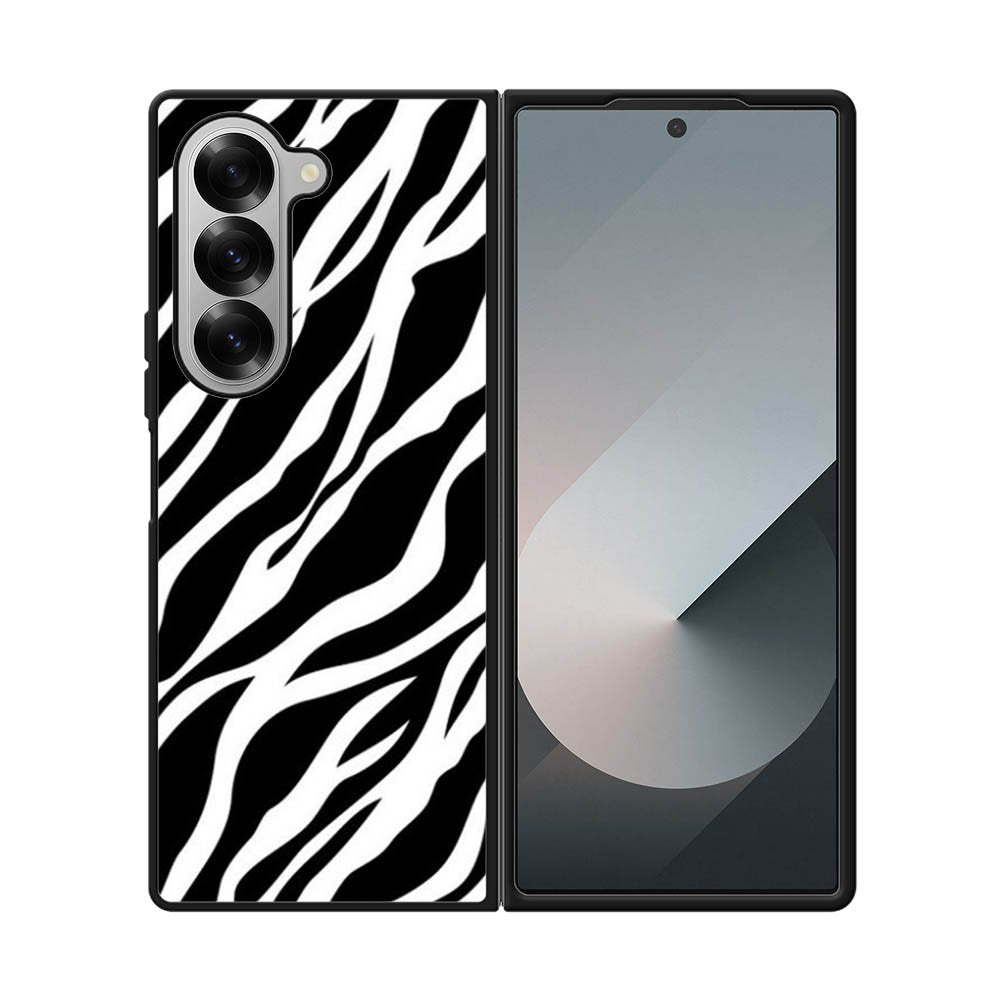 Black White FSamsung Galaxy Z Fold 7 5G Case FE0106