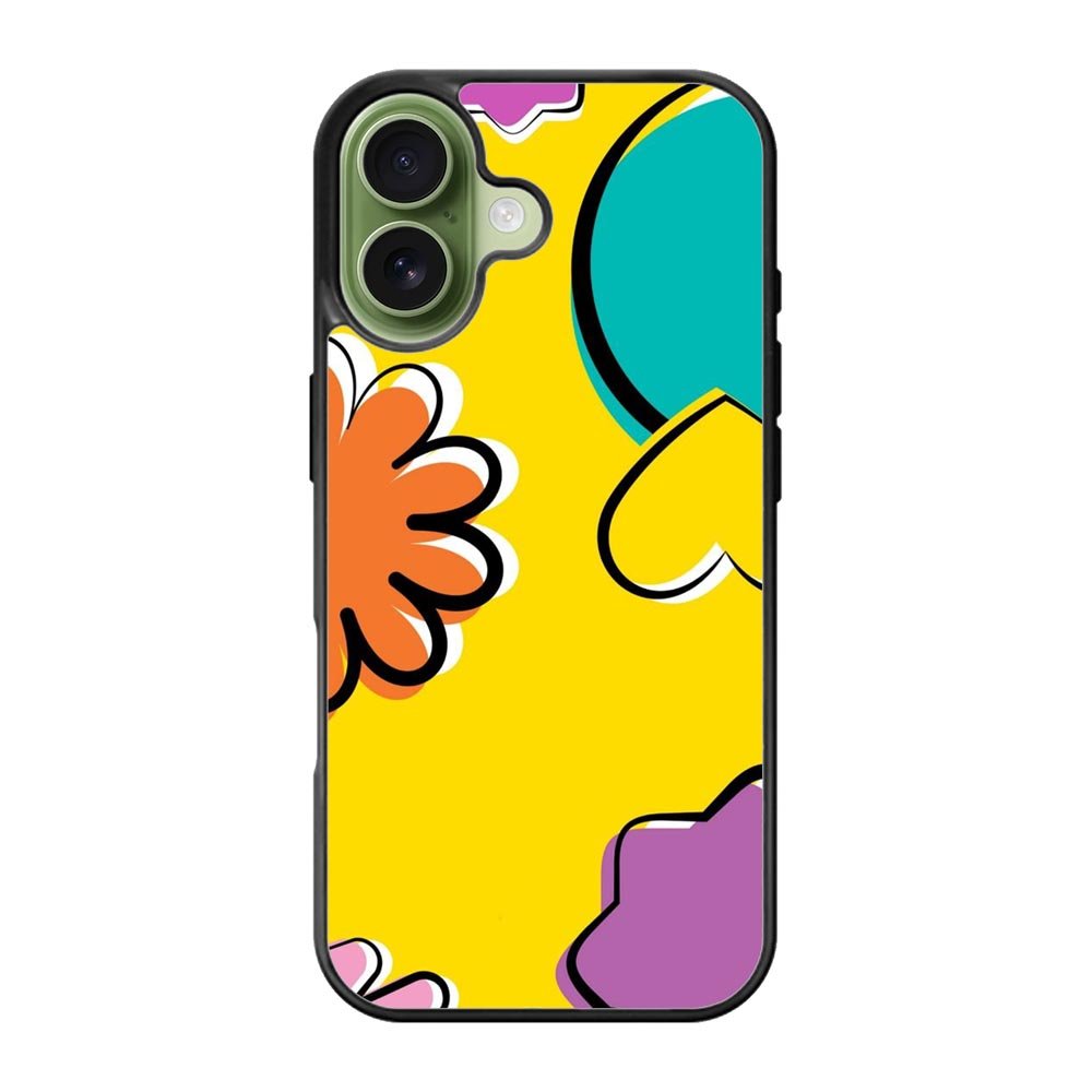 Yellow Abstract FiPhone 17 Case FE0659