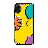 Yellow Abstract FSamsung Galaxy A07 Case FE0659