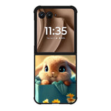 Cute Rabbit FMotorola Moto RAZR Plus 2025 Case FE0197