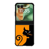 Black Orange FMotorola Moto RAZR 2025 Case FE0102
