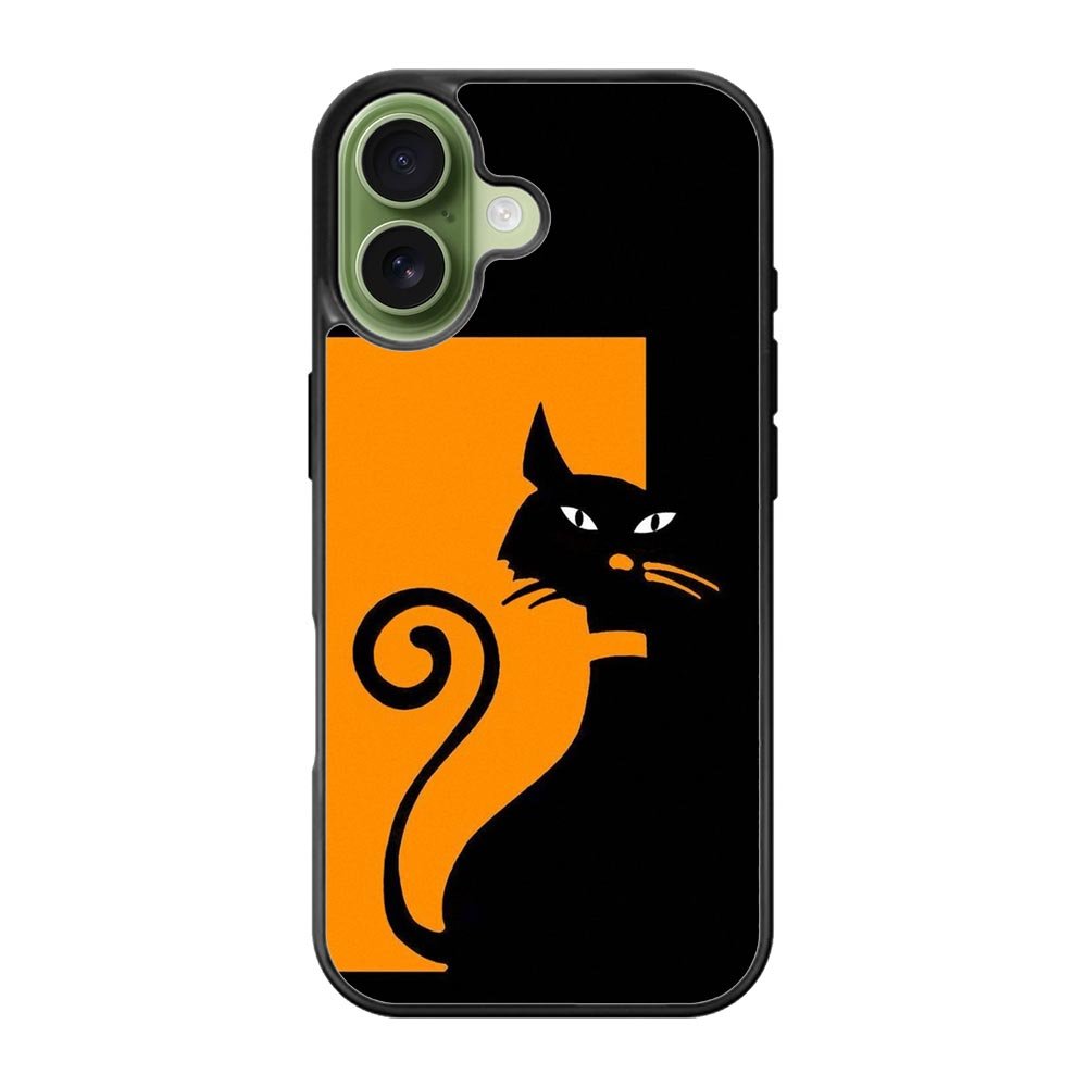 Black Orange FiPhone 17 Case FE0102