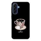 Black Cat Coffee FSamsung Galaxy A17 Case FE0100
