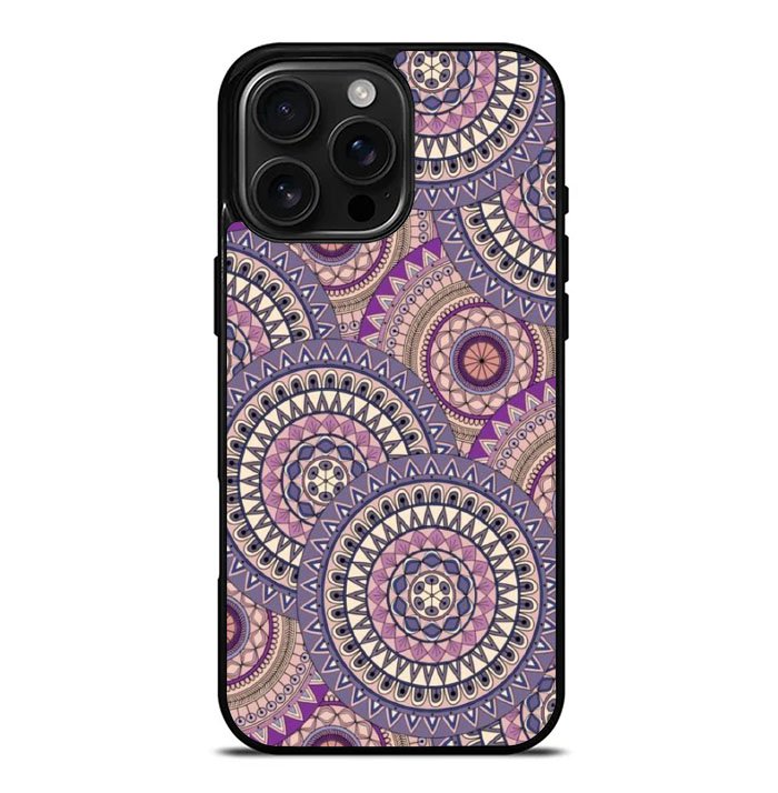 Abstract Round FiPhone 16 Pro Max Case FE0010