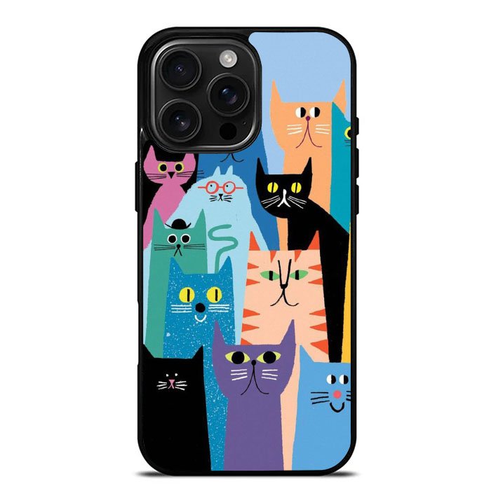 Shocked Cat FiPhone 16 Pro Max Case FE0555