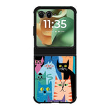 Shocked Cat FMotorola Moto RAZR 2025 Case FE0555