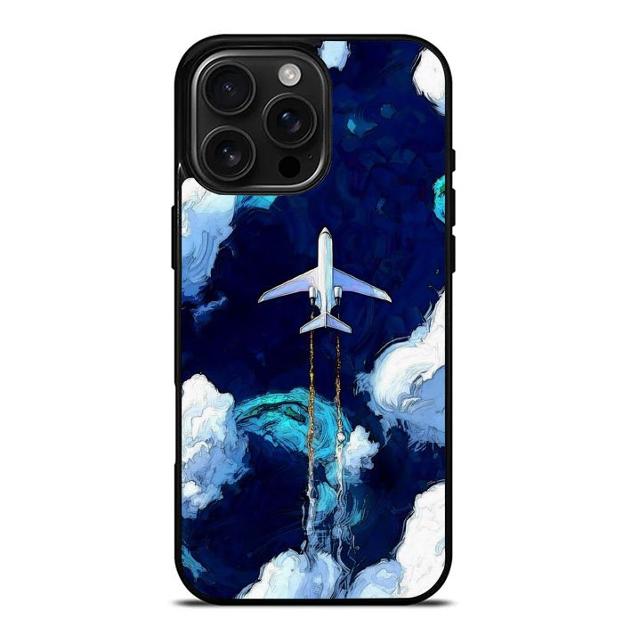 Airplane Cloud FiPhone 16 Pro Max Case FE0019