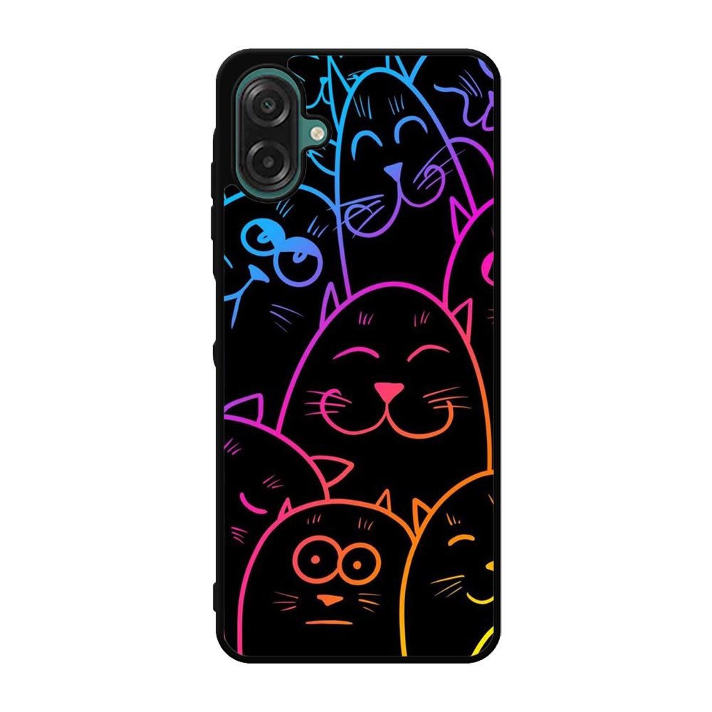 Cat Neon Samsung Galaxy A07 Case FE0141