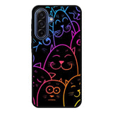 Cat Neon Samsung Galaxy A17 Case FE0141