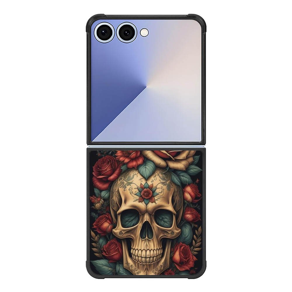 Skull Flowers FE0170 Samsung Galaxy Flip 7 5G Case