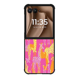 Giraffe Pattern Motorola Moto RAZR Plus 2025 Case FE0315