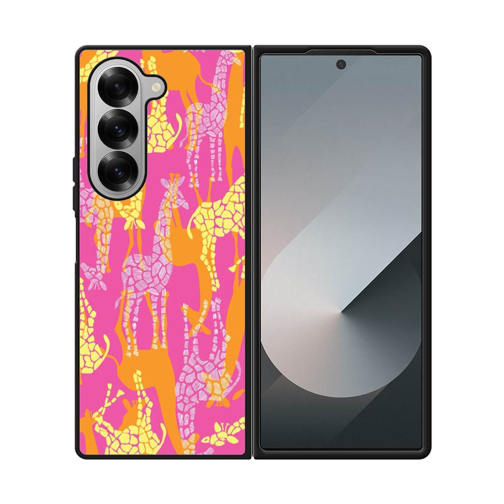 Giraffe Pattern Samsung Galaxy Z Fold 7 5G Case FE0315