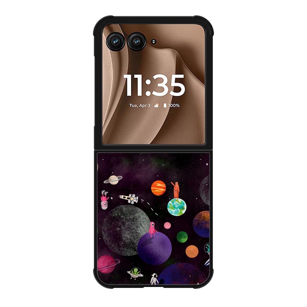 Astronaut Planet Motorola Moto RAZR Plus 2025 Case FE0051