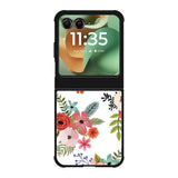 Flowers Pattern Motorola Moto RAZR 2025 Case FE0285