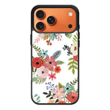 Flowers Pattern iPhone 17 Pro Case FE0285