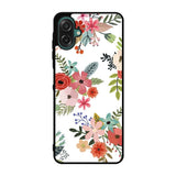Flowers Pattern Samsung Galaxy A07 Case FE0285