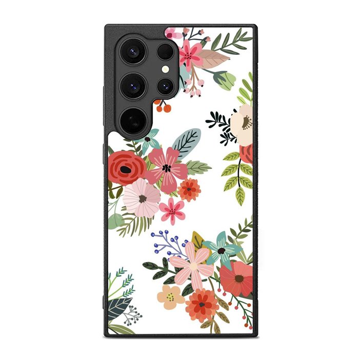 Flowers Pattern FE0185 Samsung Galaxy S25 Ultra Case