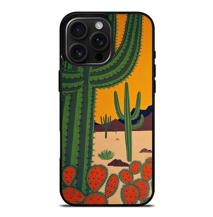 Cactus Art iPhone 16 Pro Max Case FE0127
