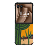Cactus Art Motorola Moto RAZR Plus 2025 Case FE0127
